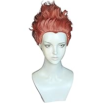 Amazon.co.jp: コスプレウィッグ オールバック オレンジ 耐熱 ウィッグ